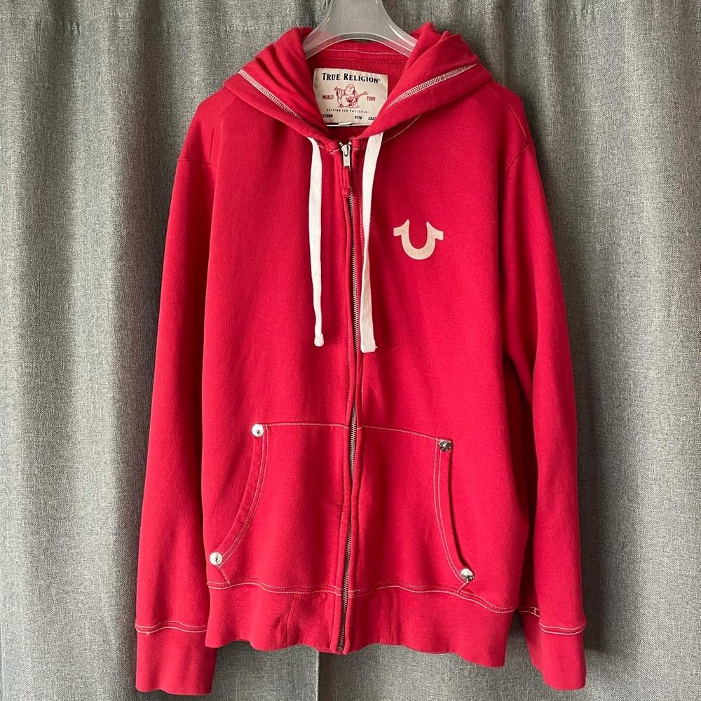 True Religion Men’s XXL Zip Up Hoodie